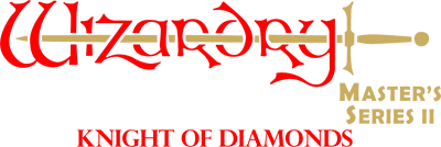 Wizardry logo for Famicom